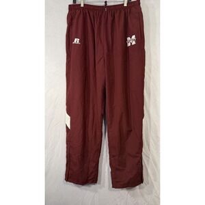 Russell Athletic Team Issued Michigan State Red Athletic Pants Size XL Men's